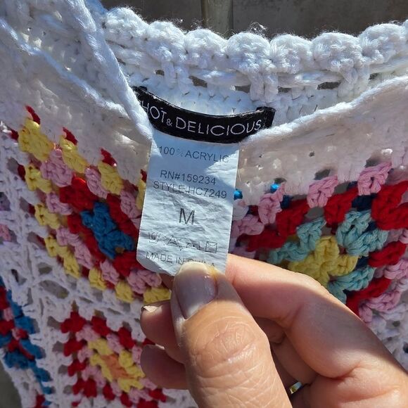 Hot & Delicious Gtanny Square Crochet Pants - Picture 4 of 7